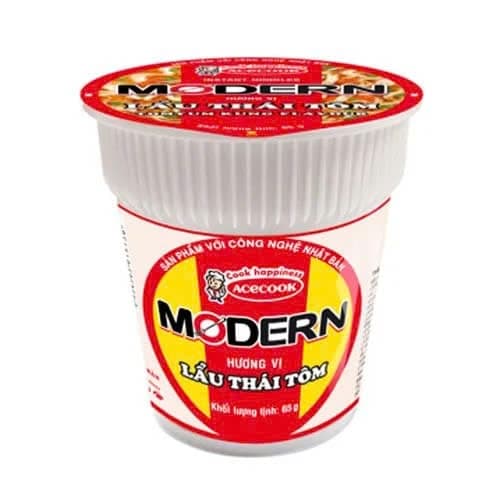 Mì ly Modern vị lẩu Thái tôm 65GR (24L/T)