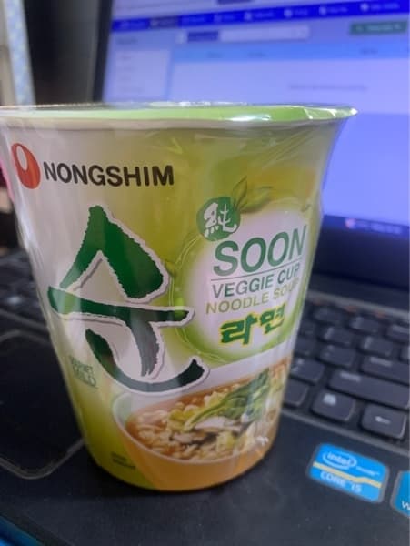Mì ly ăn liền Soon Veggie cup 67gr*12