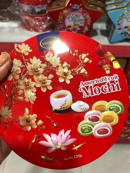 Bánh Mochi HT vị hoa quả TH màu đỏ 120g (36H/T)