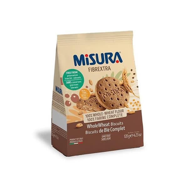 Bánh Qui Lúa Mì Nguyên Cám Misura 120G