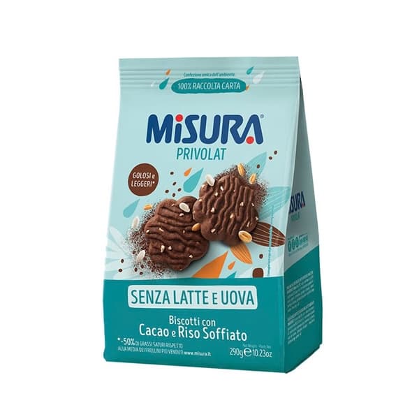 Bánh Qui Cacao Cốm Gạo Misura 120G