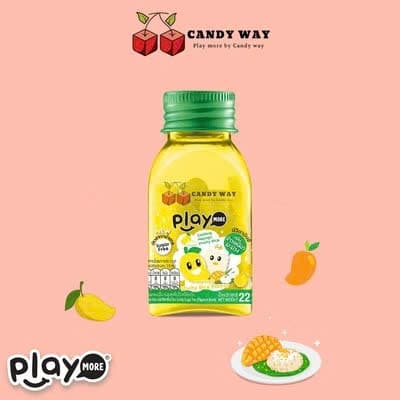 Kẹo The Không Đường Hương Xôi Xoài Playmore 22G