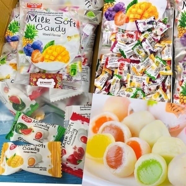 Kẹo dẻo Milk Soft 320g*30