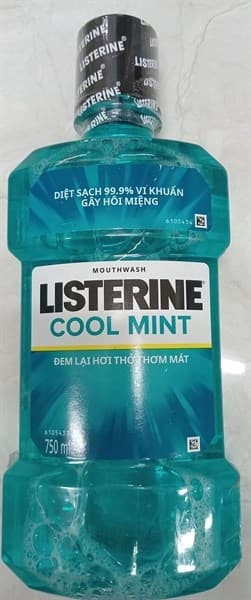 Nước súc miệng Listerine Cool Mint 750ml