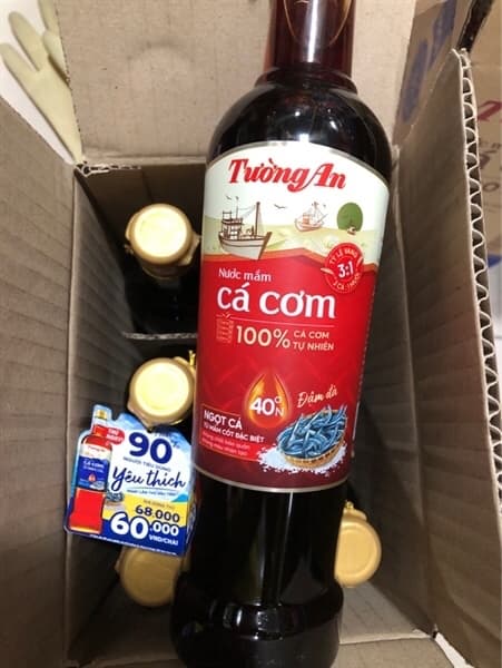 Nước mắm cá cơm Tường An 40 độ đạm 500ml