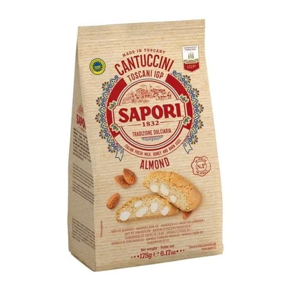 Bánh Qui Hạnh Nhân Giòn Sapori 175G