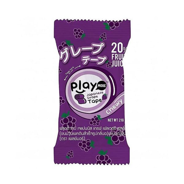 Kẹo Dẻo Cuộn Playmore Vị Nho Nhật 21G