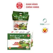 Bánh thanh ngũ cốc gạo lứt rong biển matcha 150g