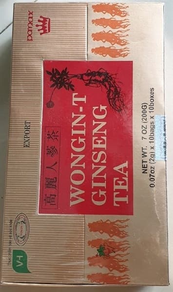 Trà sâm Wonggin-T 2g*10*30