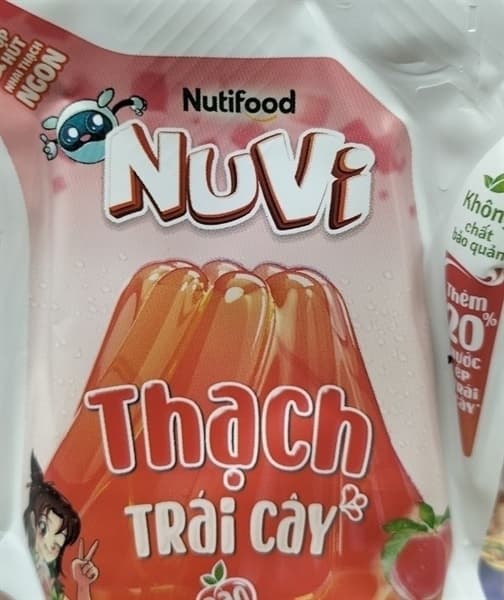 Thạch Nuvi Jelly đào 110ml