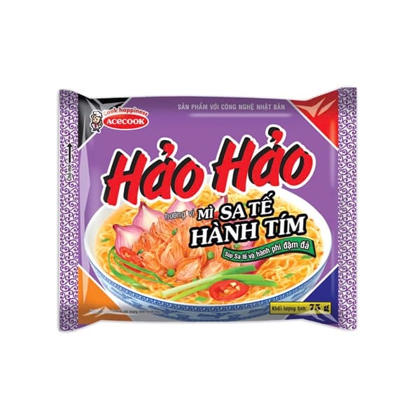 Mì Hảo Hảo sa tế hành tím (30G/T)