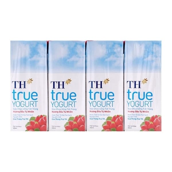 Sữa chua uống TH True milk vị dâu 180ml (1T/12L)