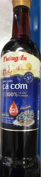 Nước mắm cá cơm Tường An độ đạm 32 chai 500ml