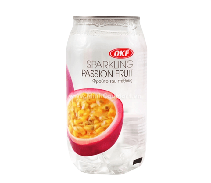 Nước Soda Sparkling OKF vị Chanh Dây 350ml (24L/T)