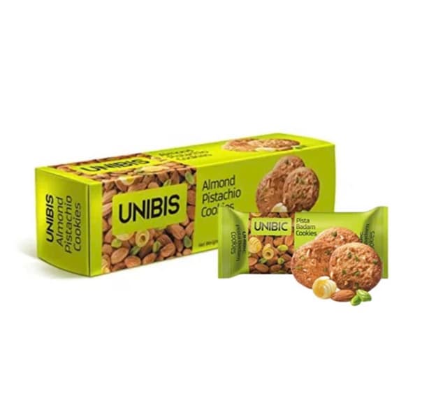 Bánh Qui Hạnh Nhân Hạt Dẻ Cười Unibic 150G