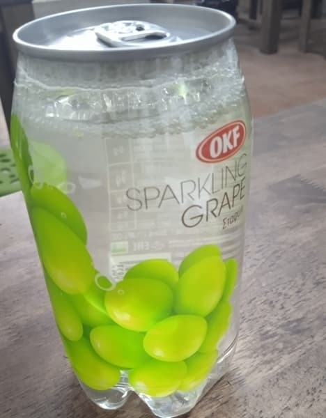 Nước Soda Sparkling OKF vị nho xanh 350ml (24L/T)
