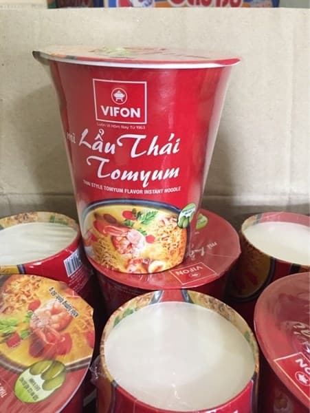 Mì ly Vifon lẩu Thái Tomyum 60g (24L/T)