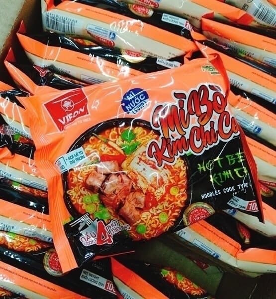Mì gói Vifon bò kim Chi cay 105g (24G/T)