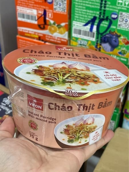 Cháo tô Vifon thịt bằm 70g (12T/T)