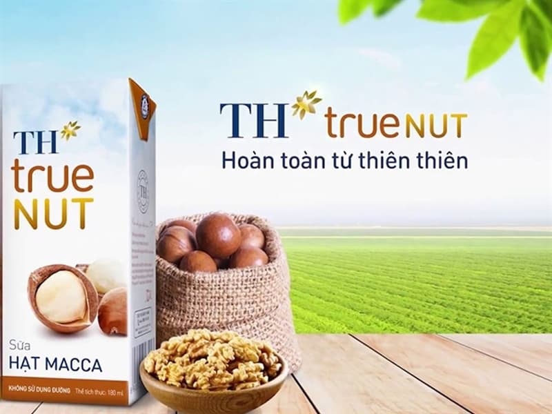 Sữa TH True milk hạt macca 180ml (1T/12L)