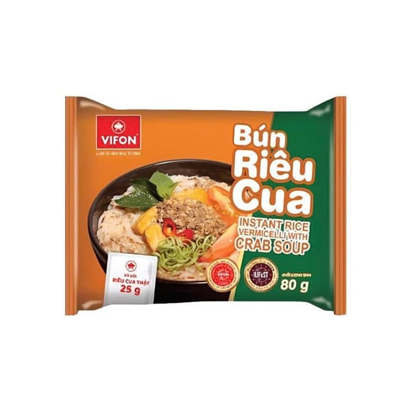 Bún riêu cua Vifon 80g (30G/T)