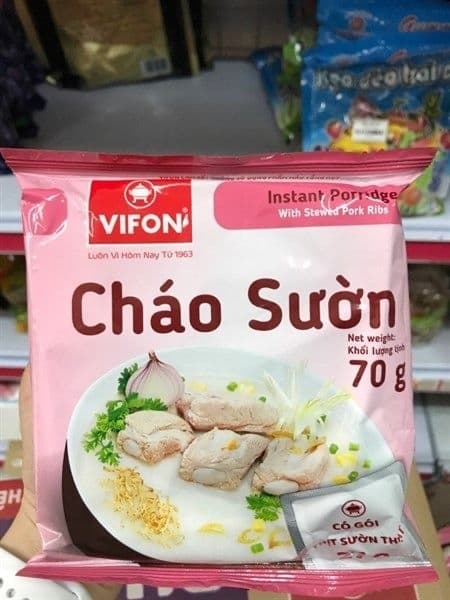Cháo sườn Vifon 70g (50G/T)