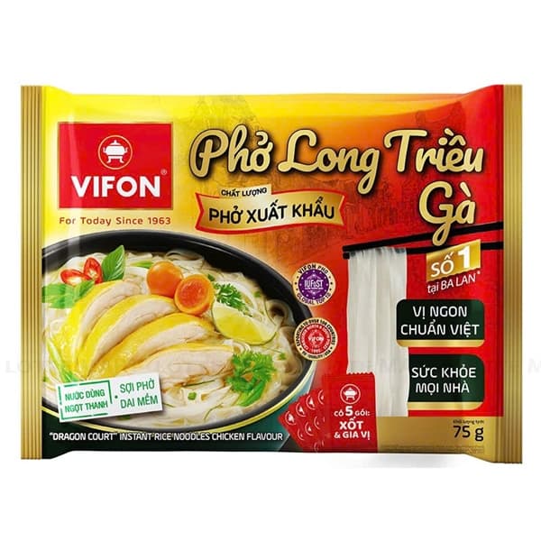 Phở Long Triều gà Vifon 75g (18G/T)