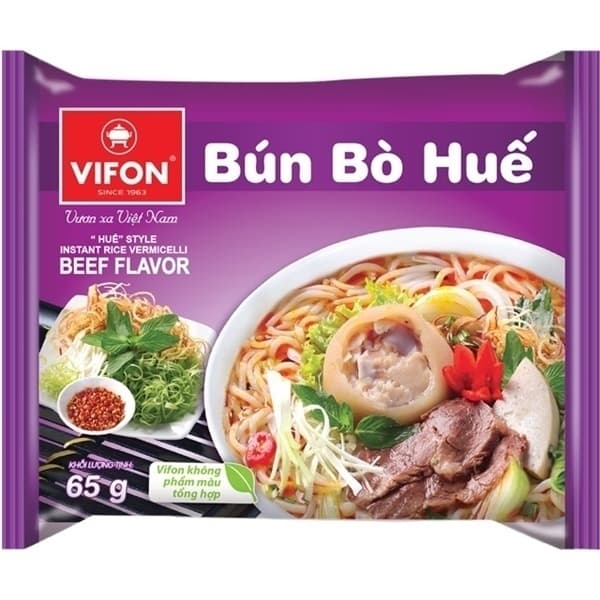 Bún bò huế Vifon 65g (30G/T)