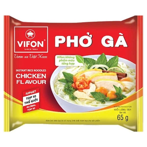 Phở gói Vifon vị gà 65g (30G/T)