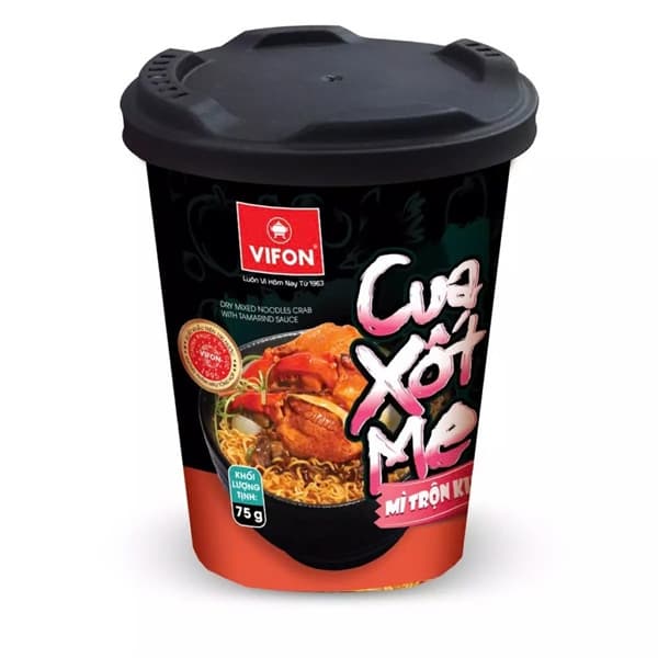 Mì ly trộn khô cua xốt me 75g (24L/T)