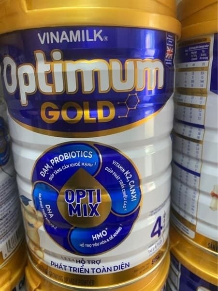 Sữa bột Vinamilk Optimum Gold 4 800g (2-6y)