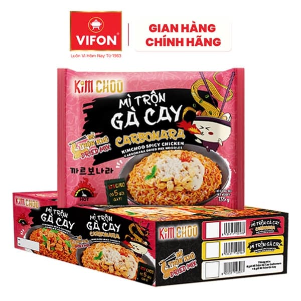 Mì trộn Vifon gà cay 135g (16G/T)
