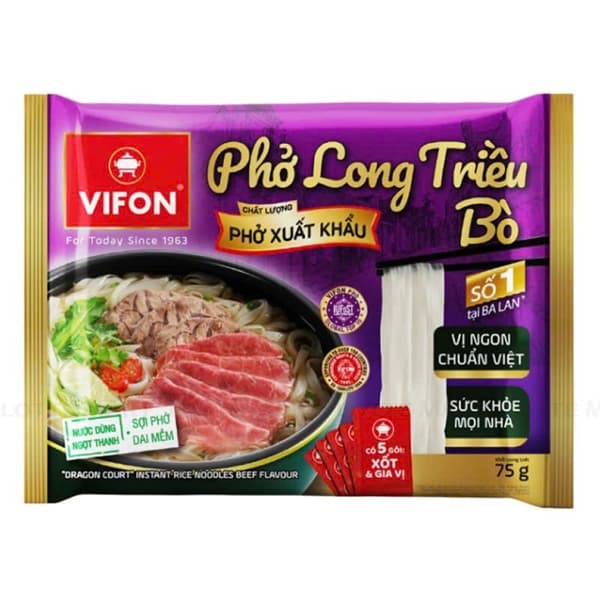 Phở Long Triều Vifon bò 75g (18G/T)