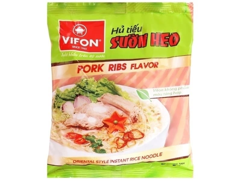 Hủ tiếu sườn heo Vifon 65g (30G/T)