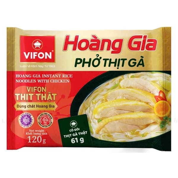 Phở gói Vifon Hoàng Gia vị gà 120g (18G/T)