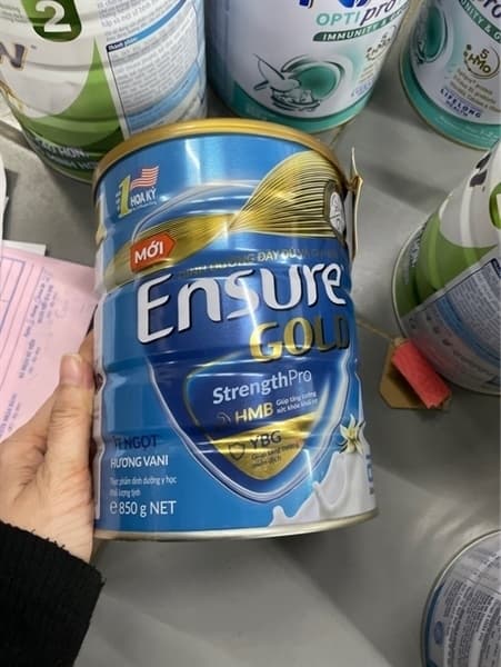 Sữa bột Ensure Gold ít ngọt 800g (VN)