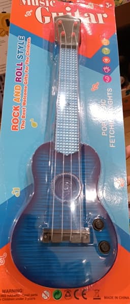 908-3 Vĩ Đàn Ghita Pin Đèn 4 Dây Guitar