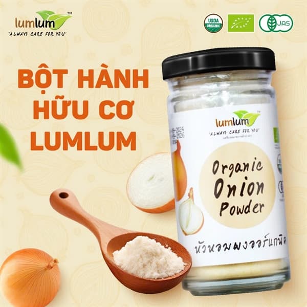 Bột hành hữu cơ 45g LumLum