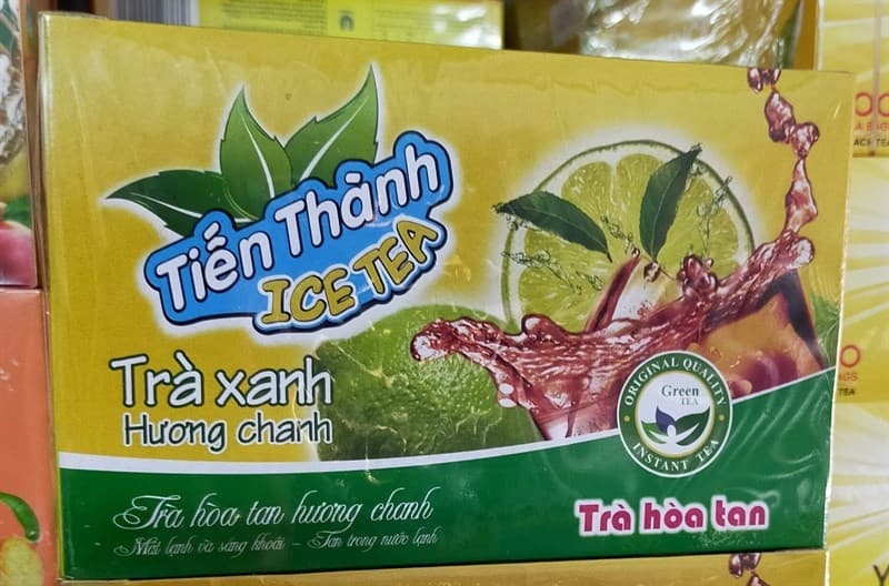 Trà hòa tan Tiến Thành hương chanh 240g (24g*10 gói)