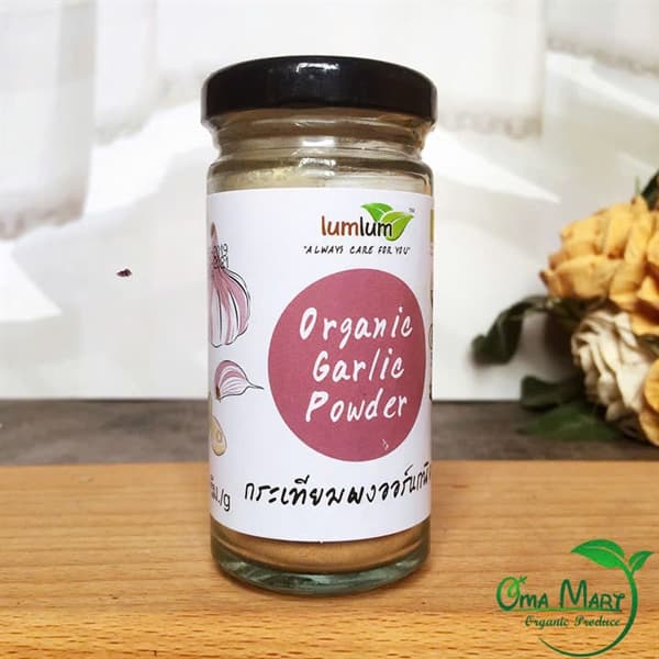 Bột tỏi hữu cơ 50g Lumlum