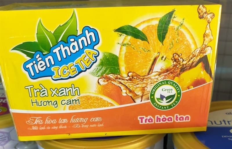 Trà hòa tan Tiến Thành hương cam 240g (24g*10 gói)