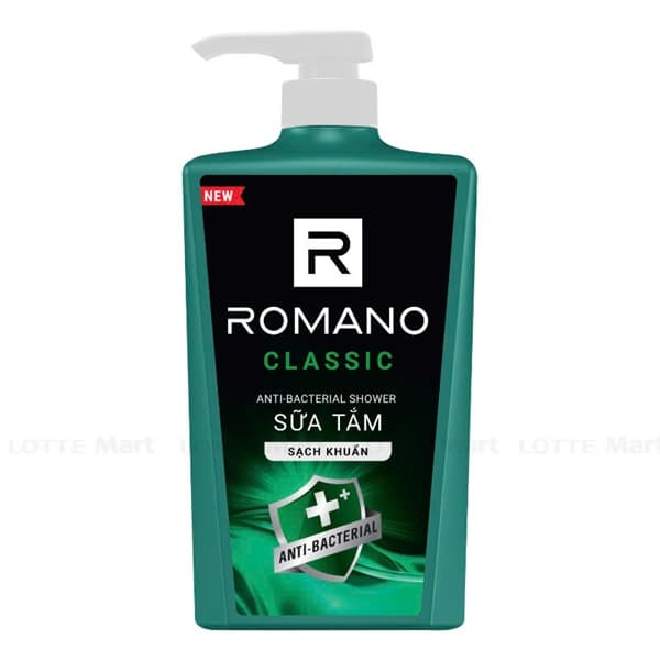 Sữa tắm Romano Classic sạch khuẩn 650g