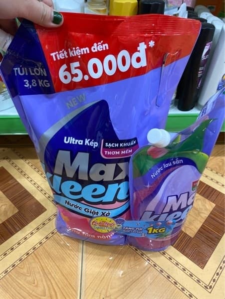 Nước giặt xả Max Kleen Hương thiên nhiên 3,6kg
