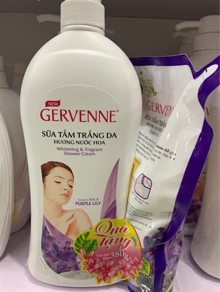 Sữa tắm Gervenne việt quất, lan nam phi 900g