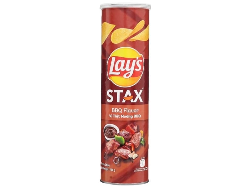 Bánh Lays Stax vị thịt nướng BBQ 150g