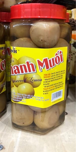 Chanh muối nguyên trái Thanh Bình 850g