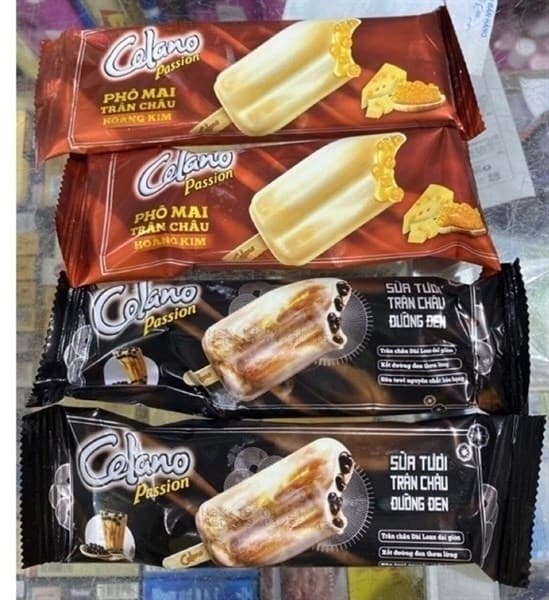 Kem Celano sữa tươi trân châu đường đen 65ml