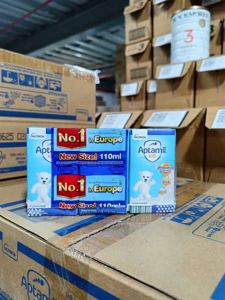 Sữa nước Aptamil Kid 110ml XANH ( 1T/12L, 1L/3h)