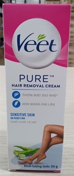 Tẩy lông Veet hồng da nhạy cảm 50g