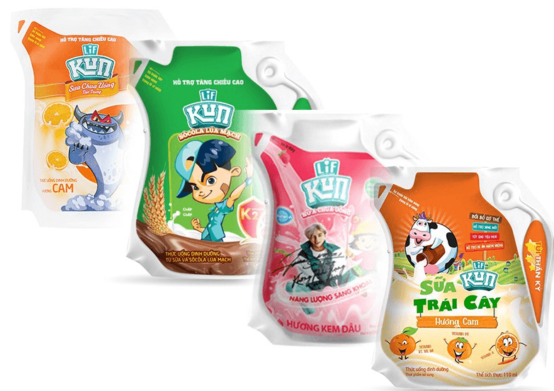 Sữa trái cây Kun Hương nho 110ml
